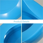 Bed Pan Bedpan Stackable Bed Pan Supplies for Elderly Men Blue (12.6X10.04X3.15Inch)